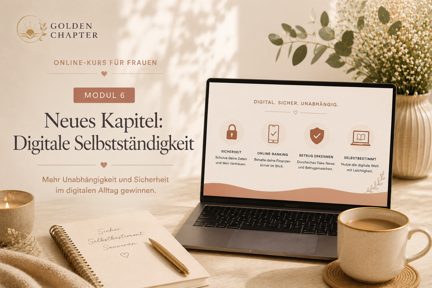Neues Kapitel: Die digitale Selbstständigkeit (Modul 6)